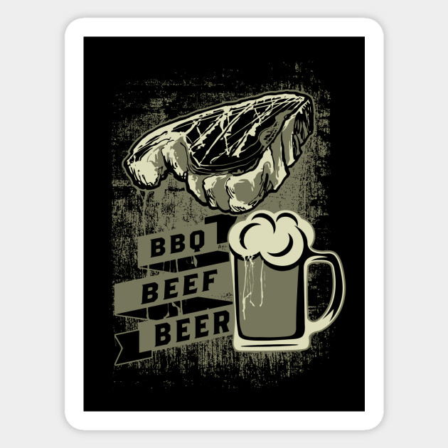BBQ, Beef, and Beer Vintage Design